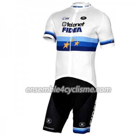 Tenue Maillot + Cuissard à Bretelles 2017 Telenet Fidea Lions Championnats d'Europe